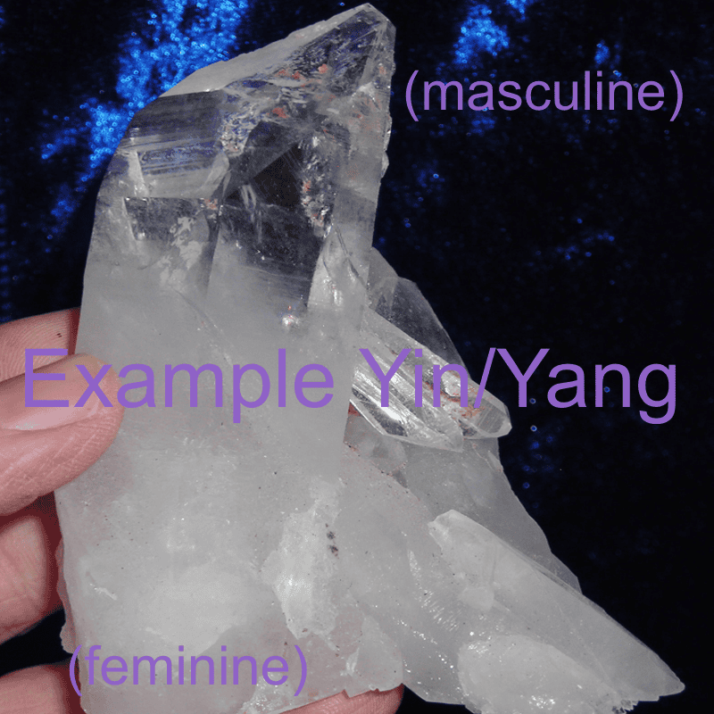 Yin/Yang Quartz Crystal