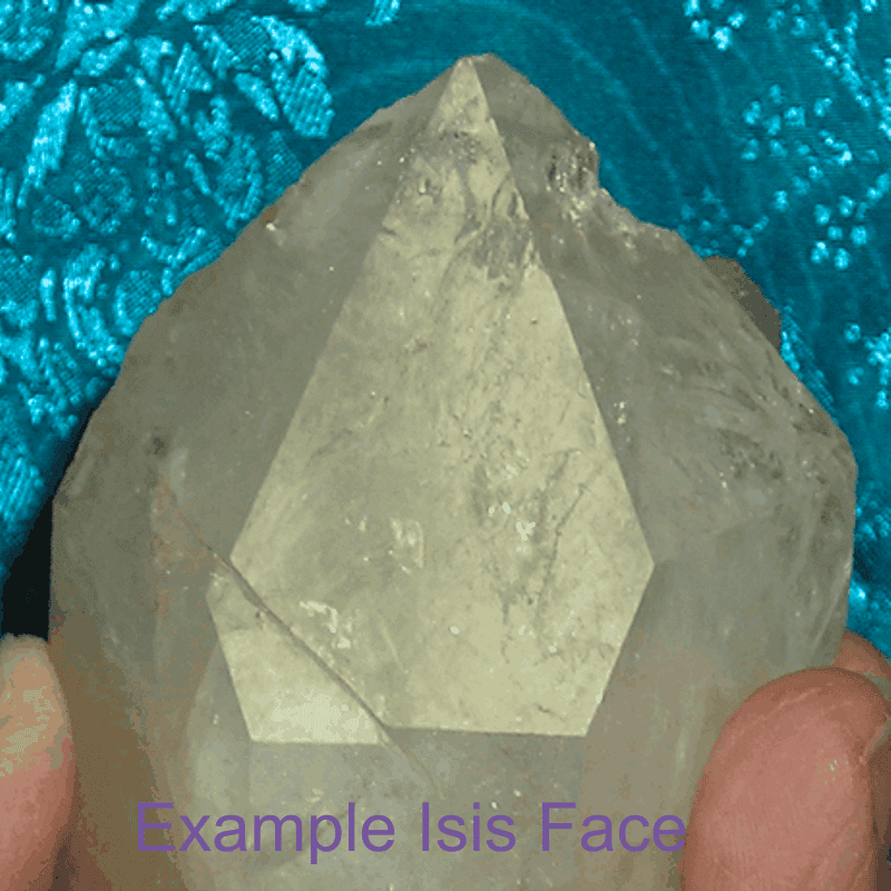 Five-Sided Face Goddess Quartz Crystal