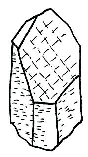 Etched Quartz Crystal