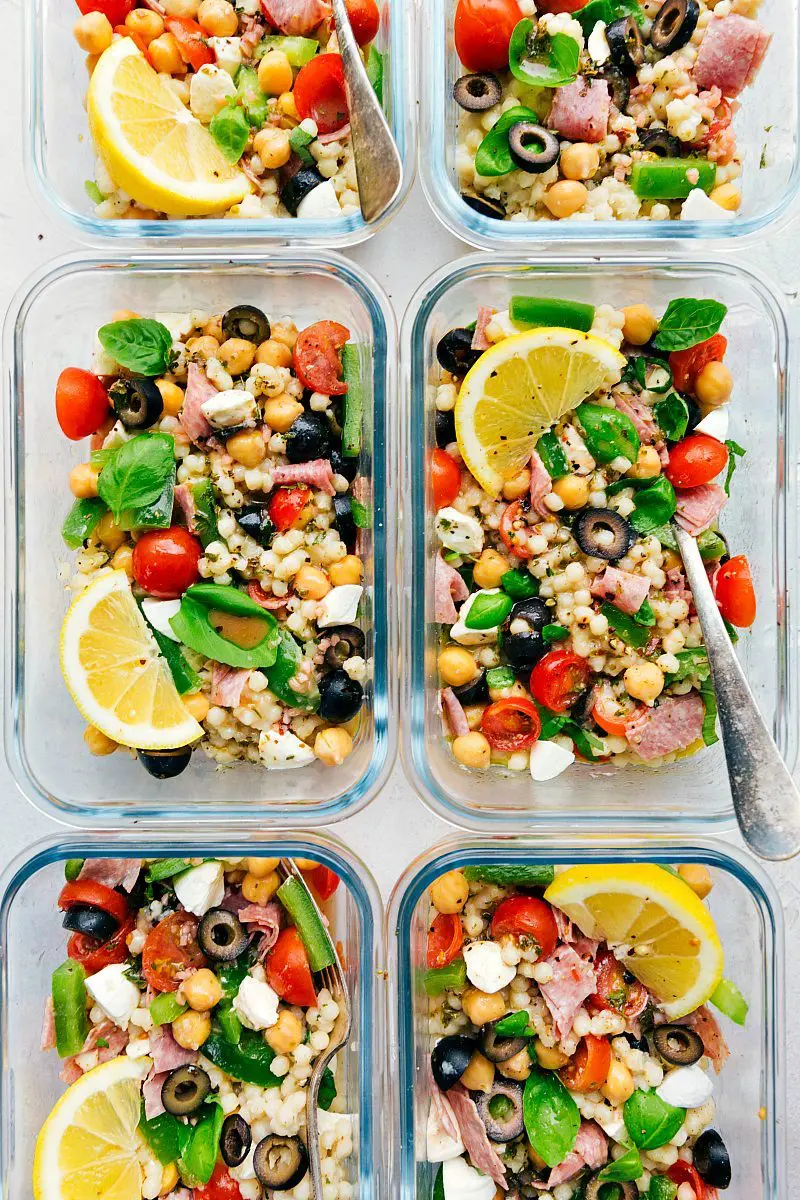 ITALIAN COUSCOUS SALAD meal prep ideas