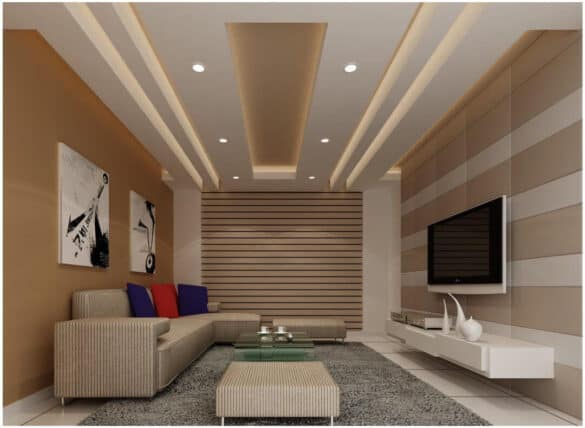35 false ceiling ideas for living room