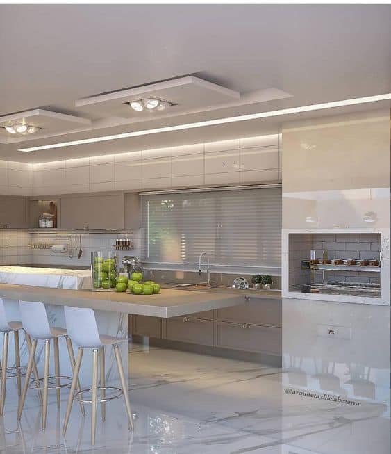 decoreseuestilo instagram 2 Latest false ceiling for kitchen