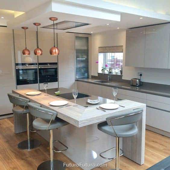futurofuturo Suspended modern false ceiling design for kitchen