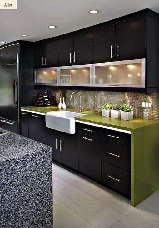 wondercottage white and black kitchen design