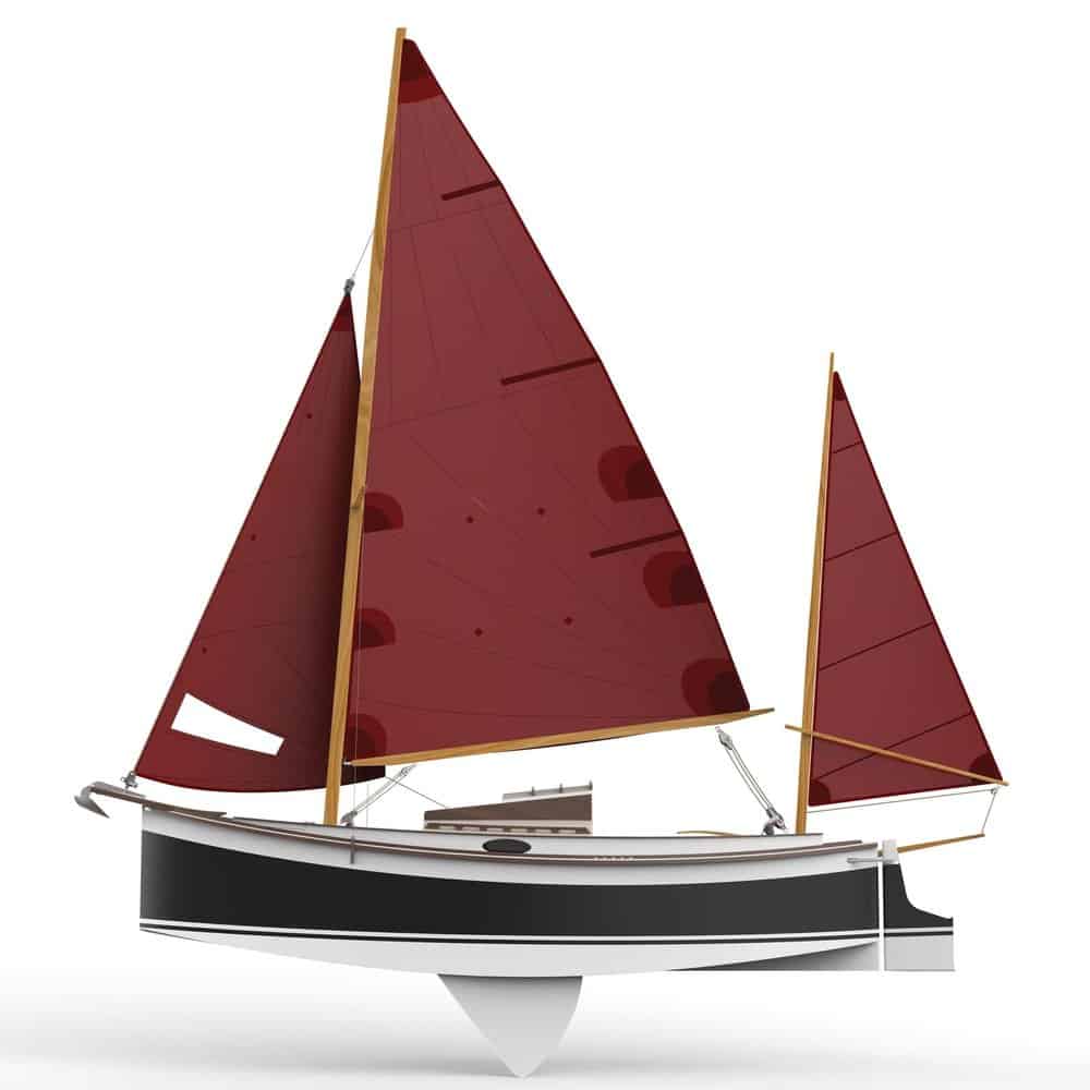 CANOE YAWL MADNESS by John Harris I’ve always been afflicted with Canoe Yawl Madness. To me, a “canoe yawl” isn’t just a design type; it’s a self-contained small boat cruising philosophy. According to this philosophy, skilled boatmen (and women) move their little boats along the coastline in all weather, artfully playing wind and tide to make passages without the stink and clamor of an internal-combustion engine. To watch someone make their anchorage under sail and oar is as lovely and fulfilling as watching Yo-Yo Ma play the cello.