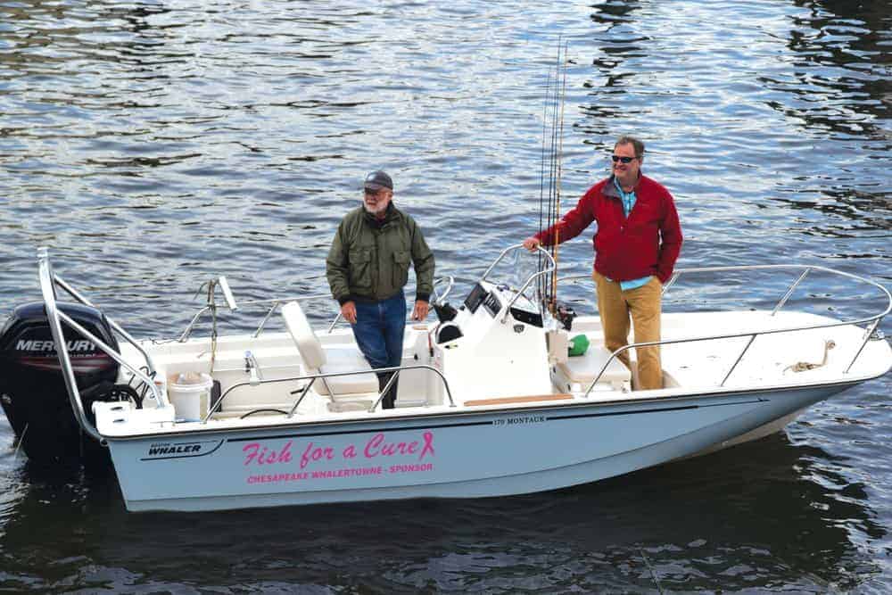 Test day at the Fish for a Cure Tournament.