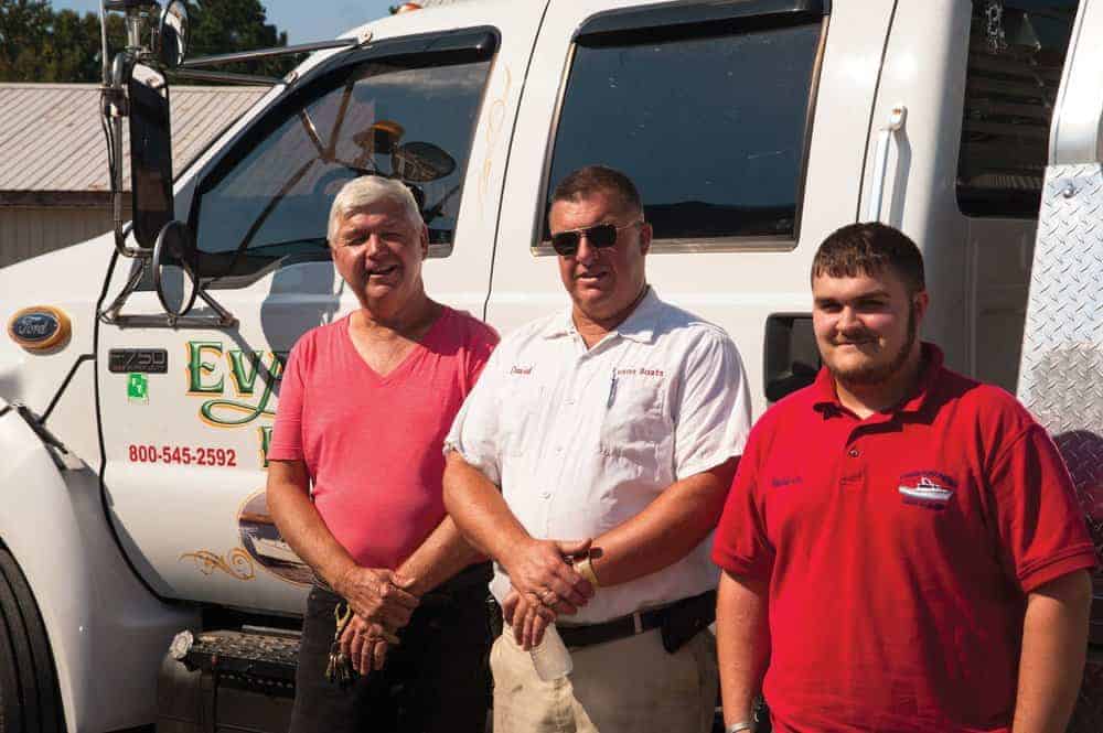 Boatbuilders and steadfast community men, Eugene, David and David Jr.
