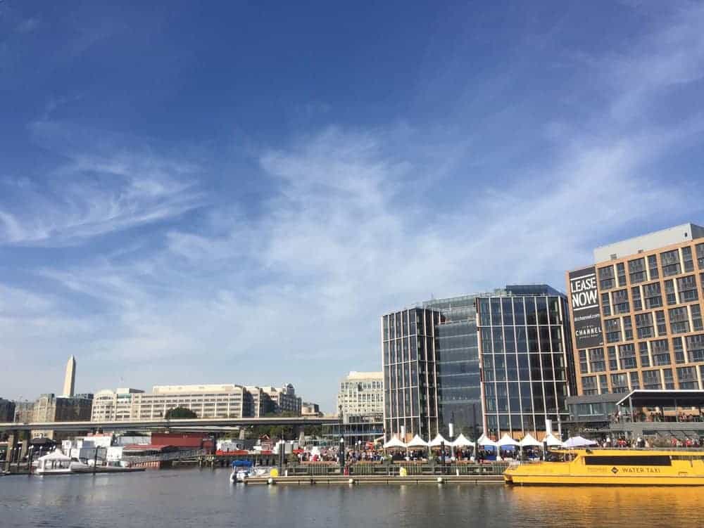 Hip eateries, a concert venue, luxury apartment buildings and a pier extending into prime waterfront are some features of District Wharf. photos by Jody Argo Schroat