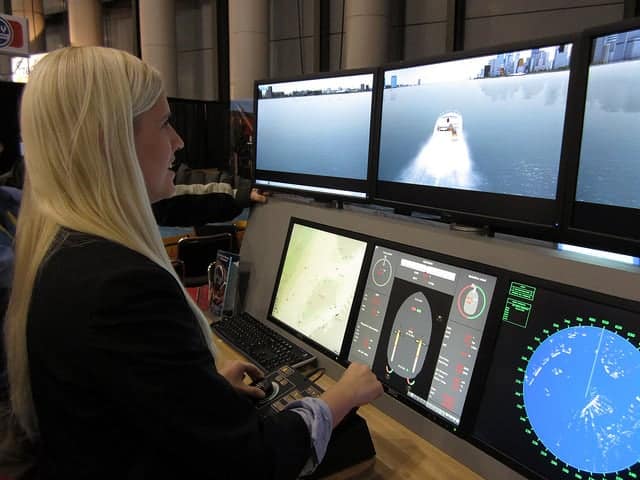 Virtual reality puts you at the helm.