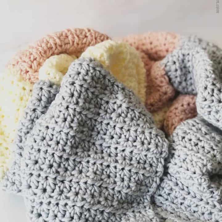 picture of chunky crochet blanket pattern free