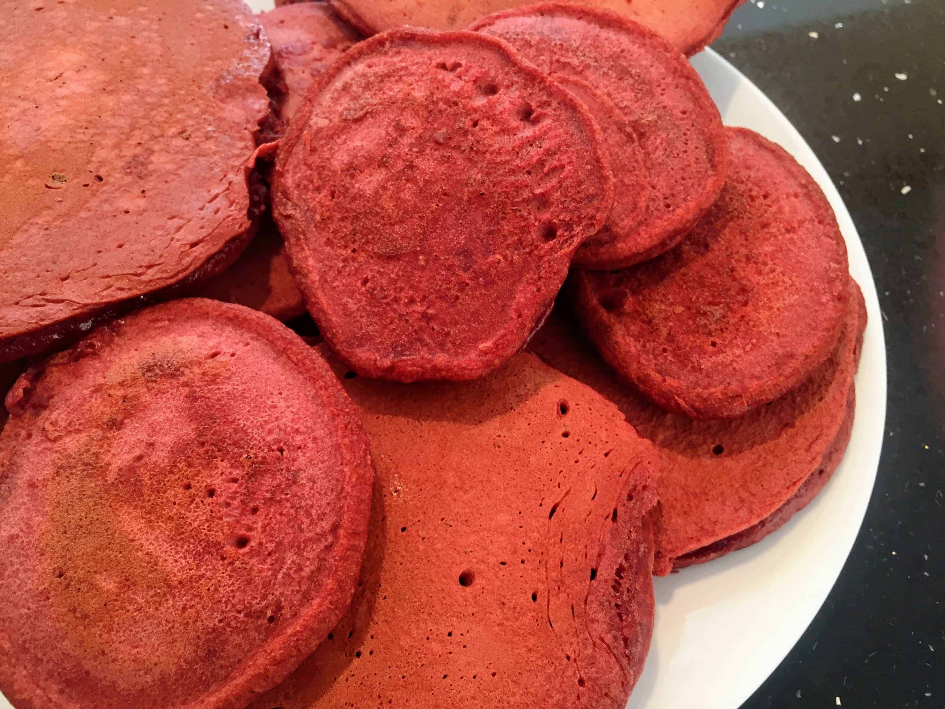 Red Velvet Pancakes