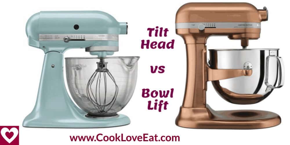 TiltHead BowlLift Tilt Head or Bowl Lift Stand Mixer