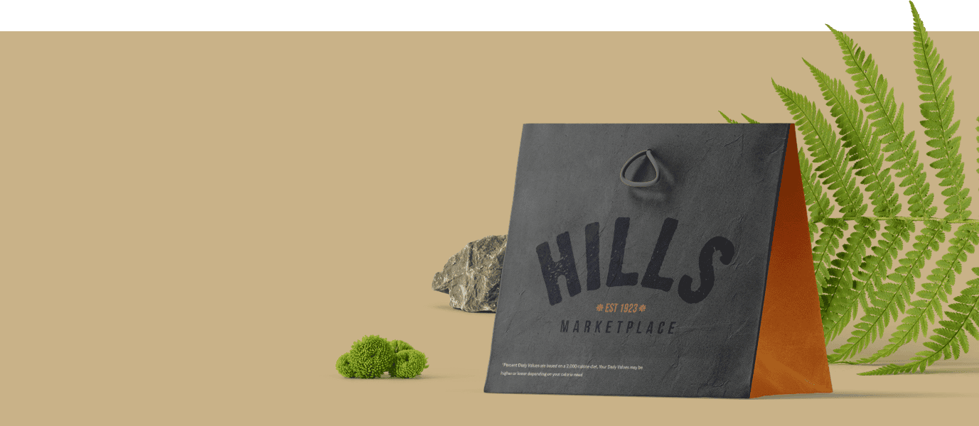 Hills Marketplace full branding