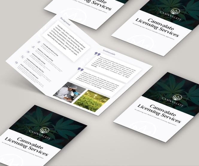 Brochure graphic design retainer