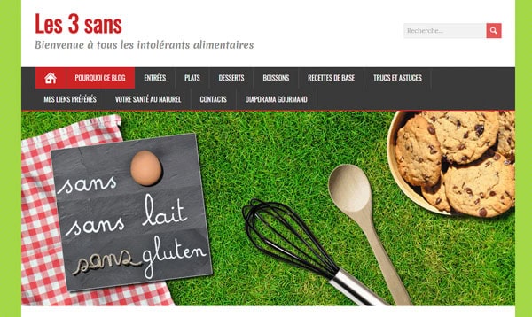 LES 3 SANS - Sans oeufs, sans lait, sans gluten