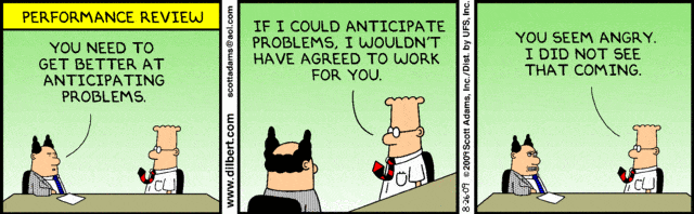 performance review dilbert comic