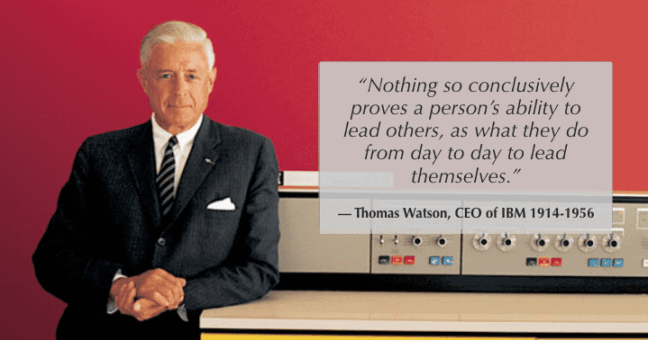 The 5 Major Pitfalls of Managing a Partially Remote Team 8 Lead by example like Thomas Watson of IBM