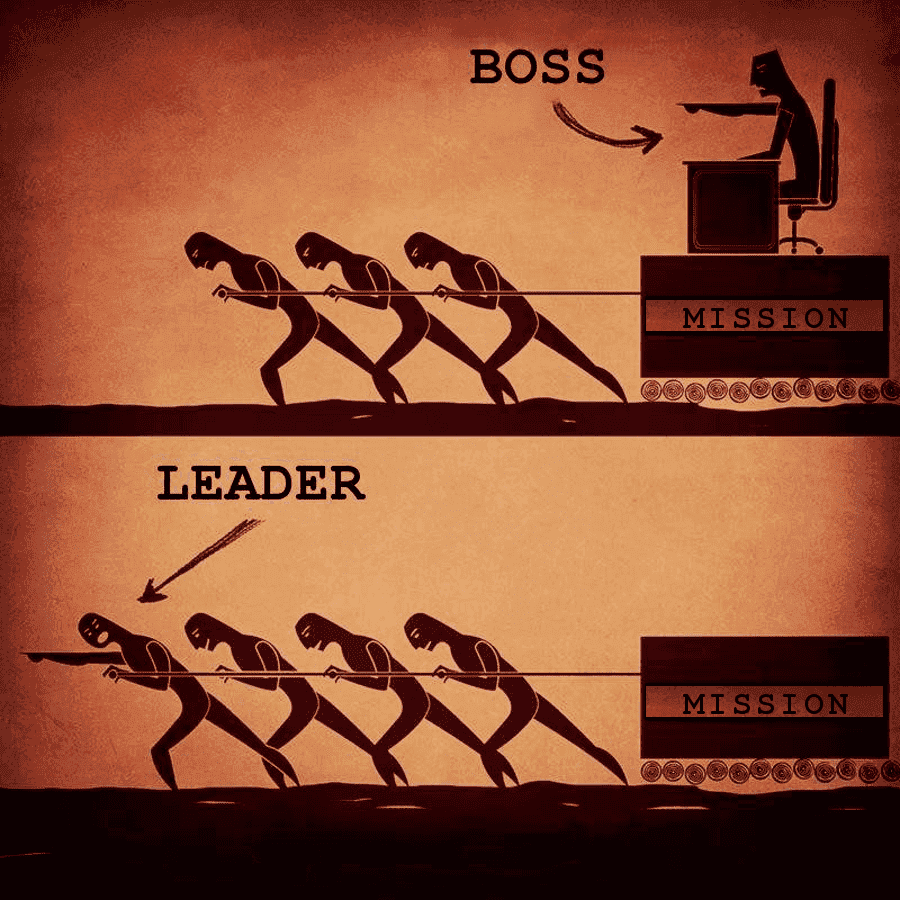 leading by example is a good way to create independent teams