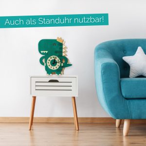 Uhr fürs Kinderzimmer Dino Donnerprinz