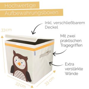 Glückswolke Kallx Box Kiste Kinderzimmer Eule Kinder