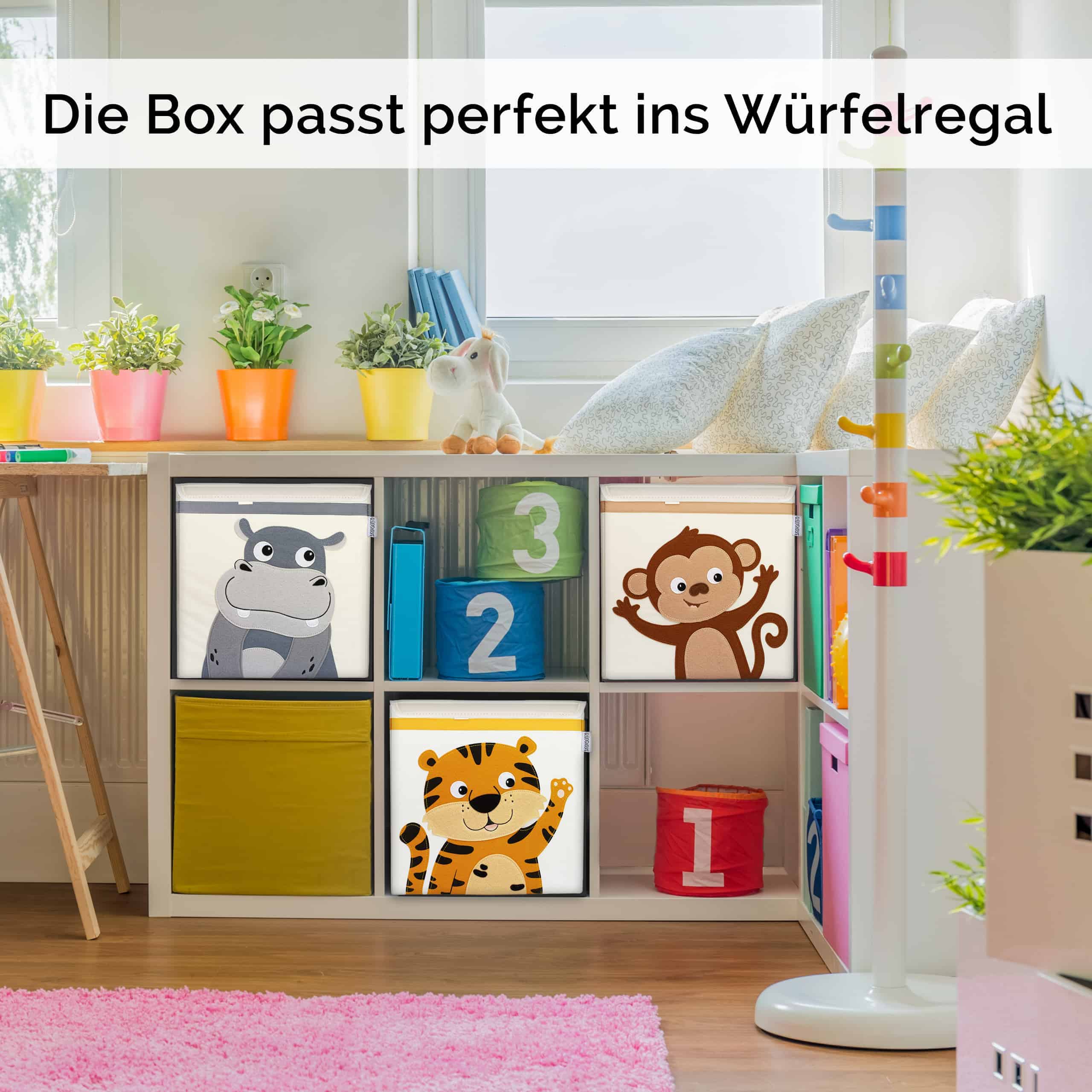 Glückswolke Kallax Boxen Dschungel Motive Tiere Kinderzimmer Kinder