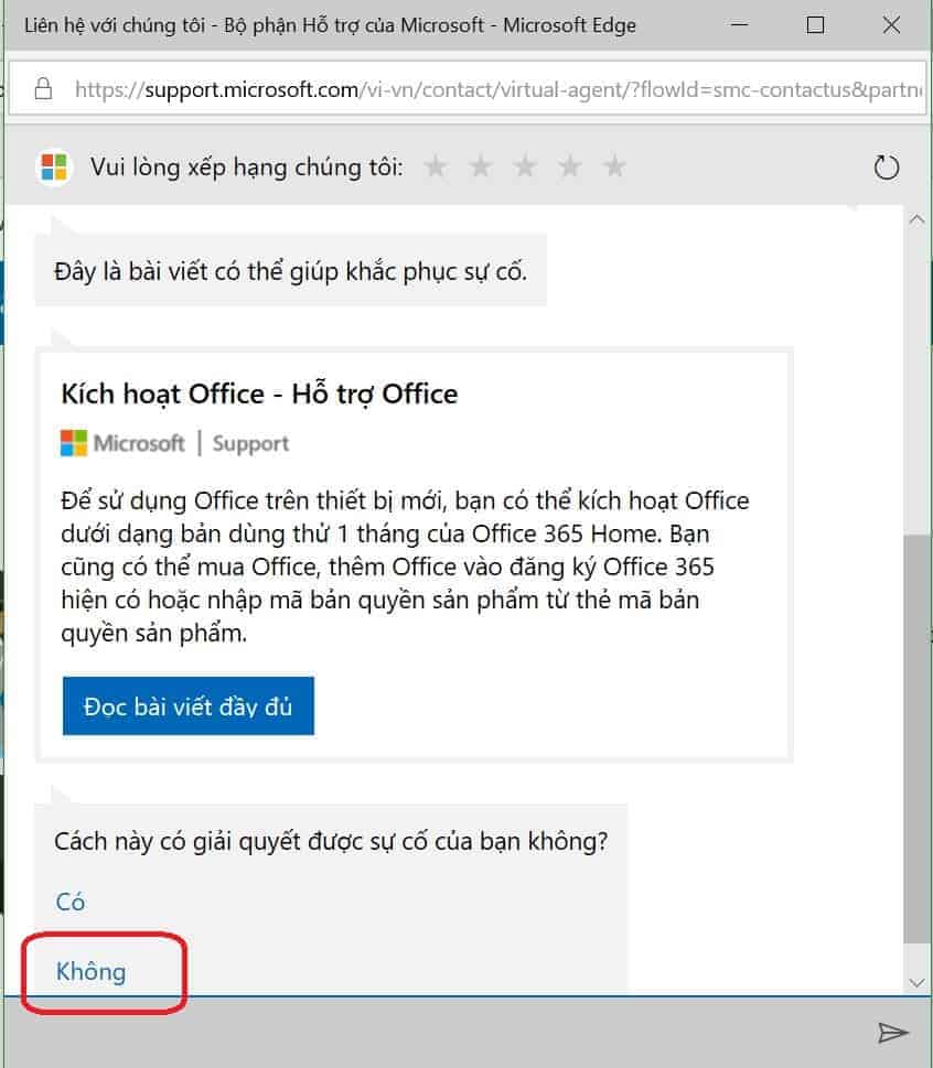 Microsoft Hotline