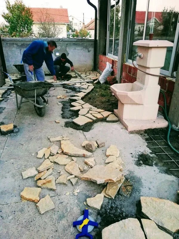 ugradnja lomljenog kamena ugradnja lomljenog kamena
