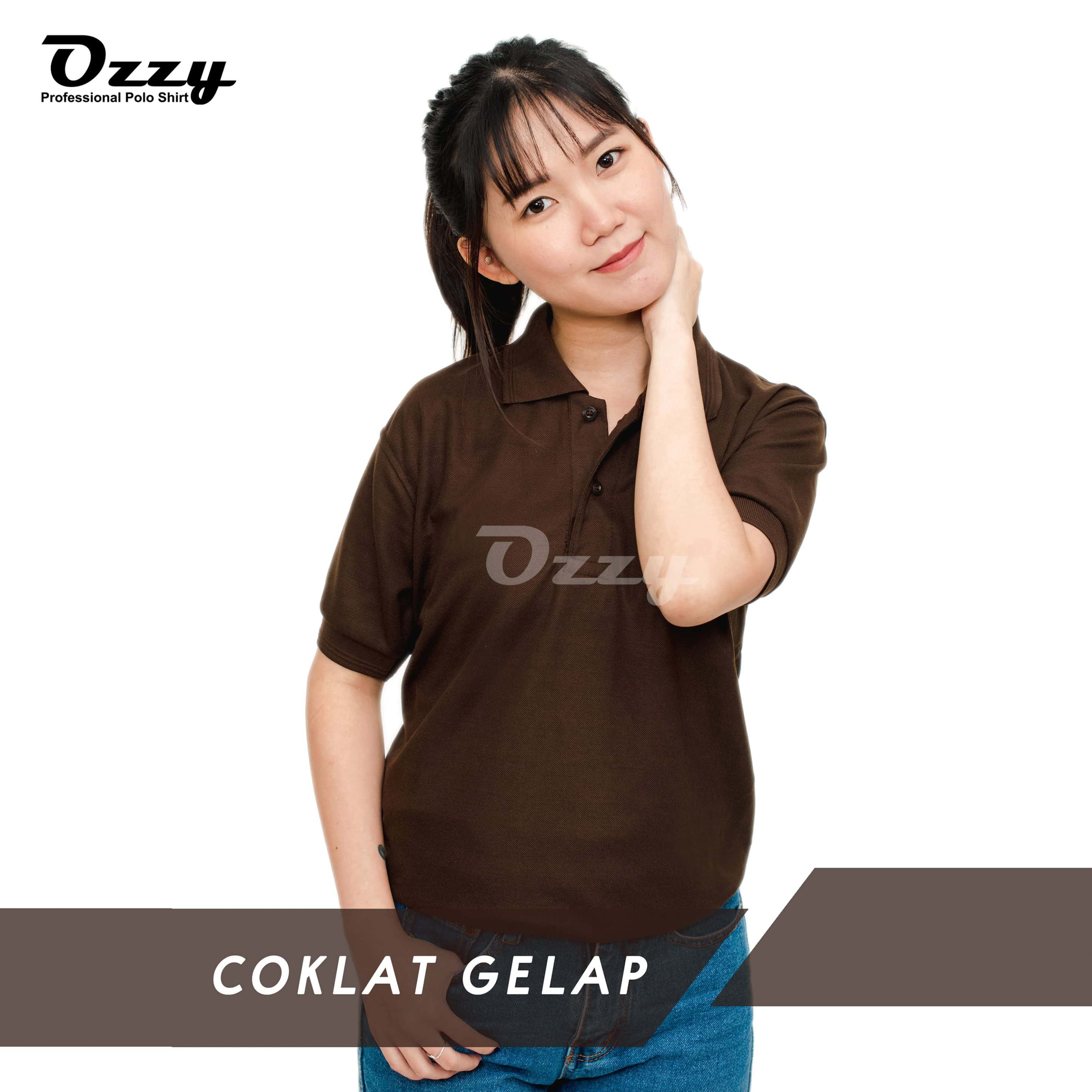 KAOS POLO JOGJA - COKLAT GELAP (1-2) KAOS POLO JOGJA - COKLAT GELAP (1-2)