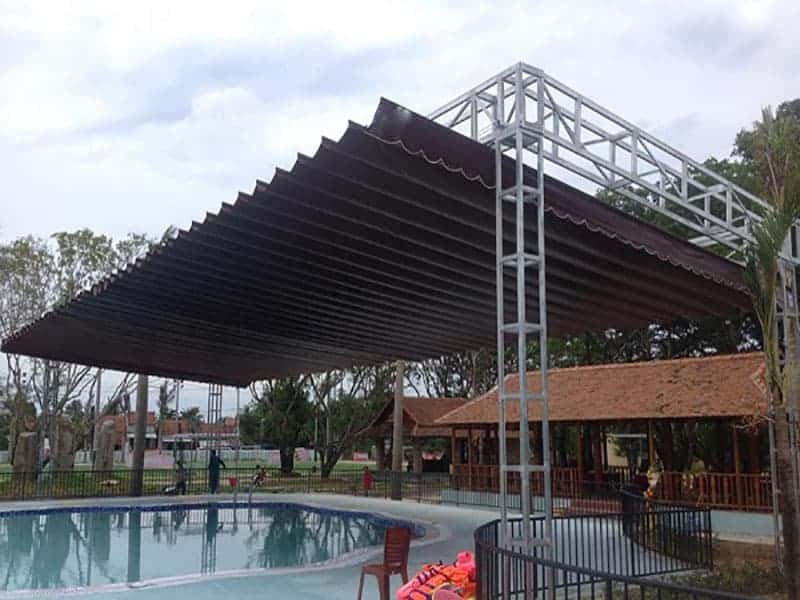Cung Cấp, Mua Bán Vải Dù, Vải Bạt Mái Che Di Động Tại Miền Nam mái che bể bơi - hồ bơi, mái xếp di động bể bơi - hồ bơi