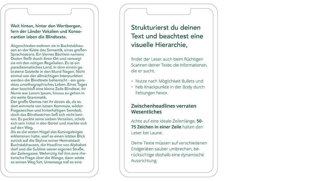 Typografie Web Hierarchie Typografie im Web: Visuelle Hierarchie