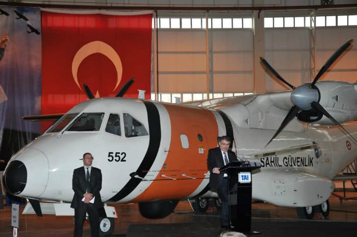 Берегова оборони Туреччини отримала CASA CN-235MPA