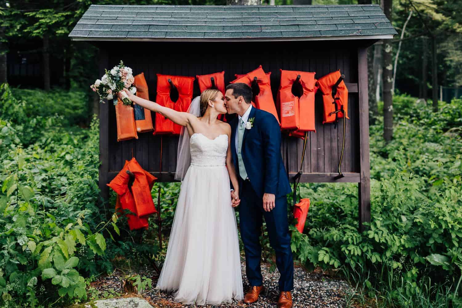 Maine Sebago Lake Wedding Photography
