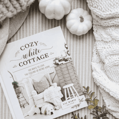 Cozy white cottage book Cozy white cottage book