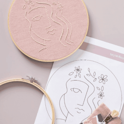 Flora embroidery kit Flora embroidery kit