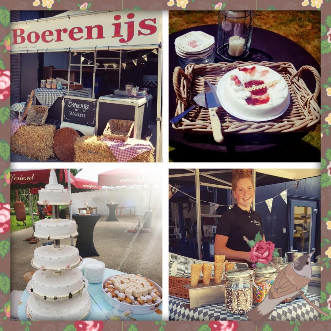 Collage boeren ijs de pofferie