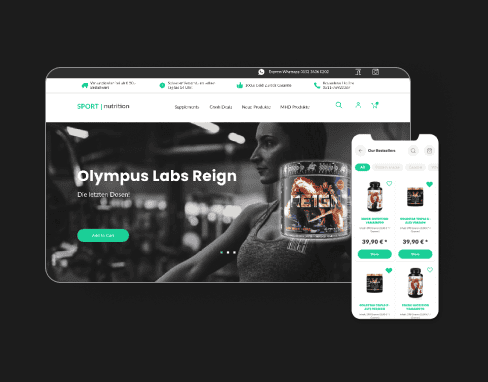 Mobile-friendly design for online store