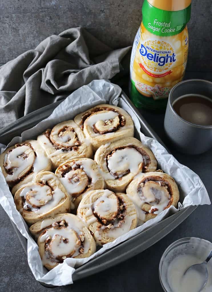 Easy Cardamom Cinnamon Rolls (Yeast Free Recipe)