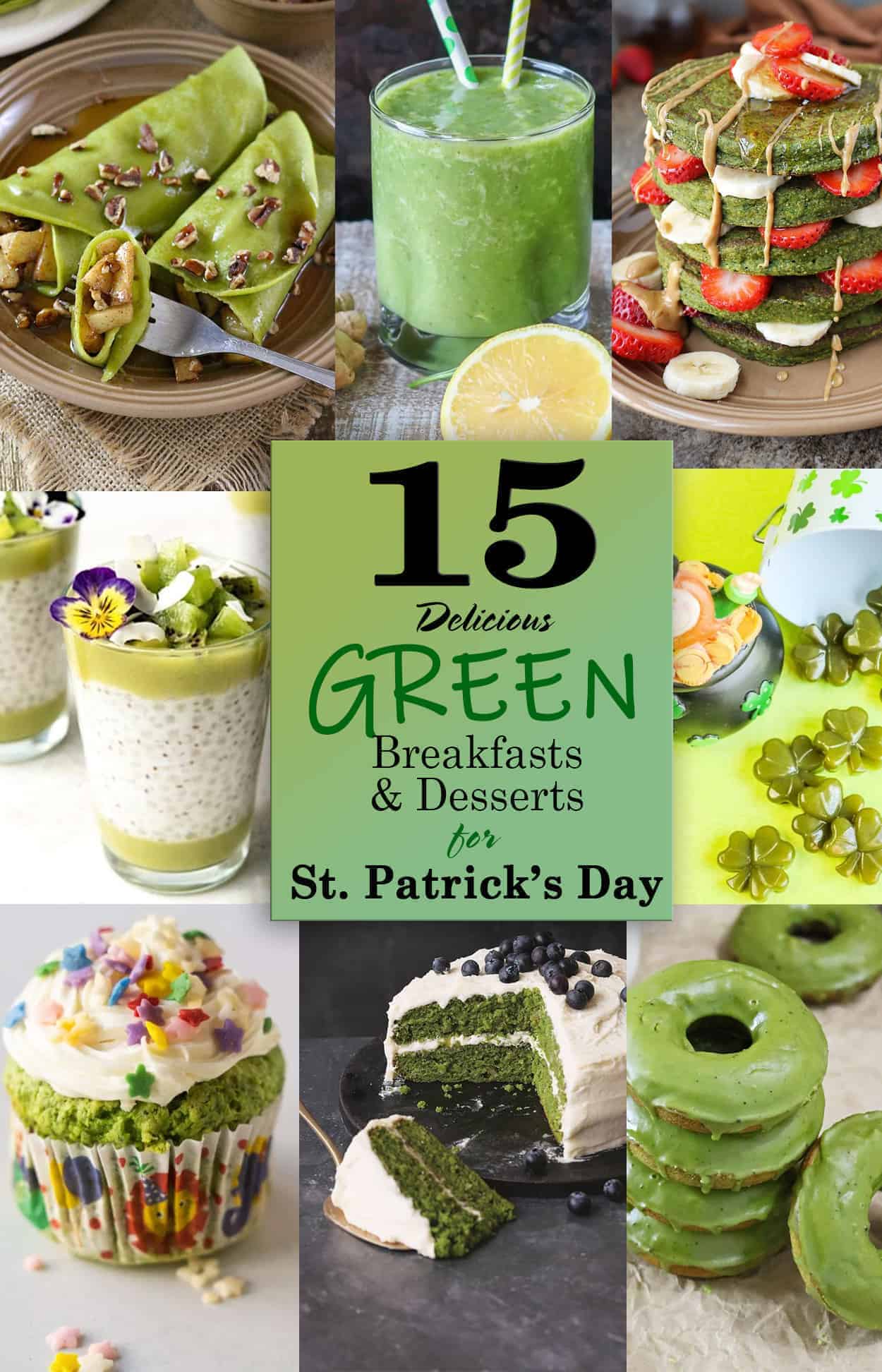 15 Delicious Green Breakfasts and Desserts for St Patrick’s Day