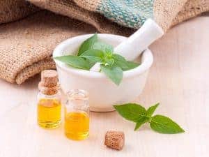 モルタルハーブと植物オイル
