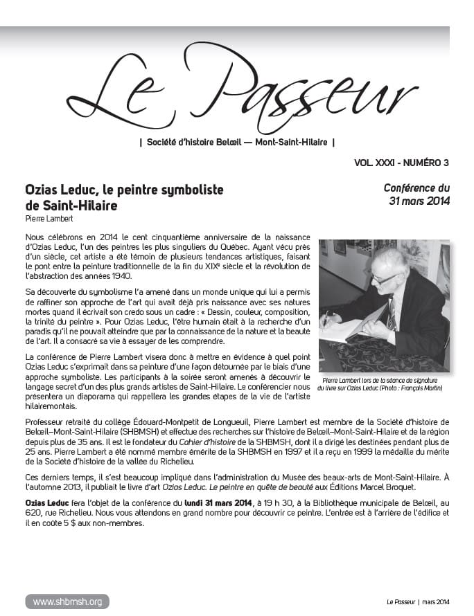 Le Passeur 2014-03