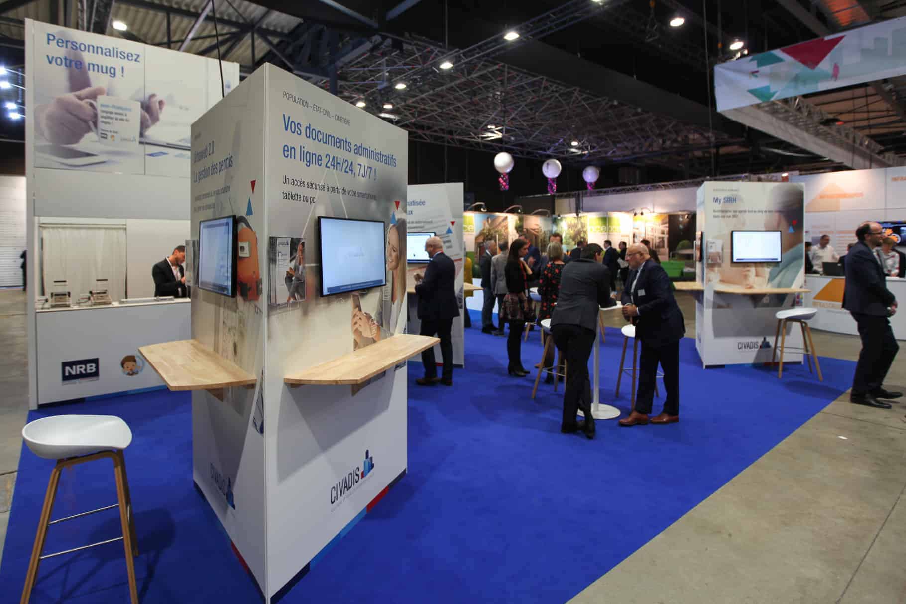 Stand Civadis coordonné par So Event pour le Salon des Mandataires