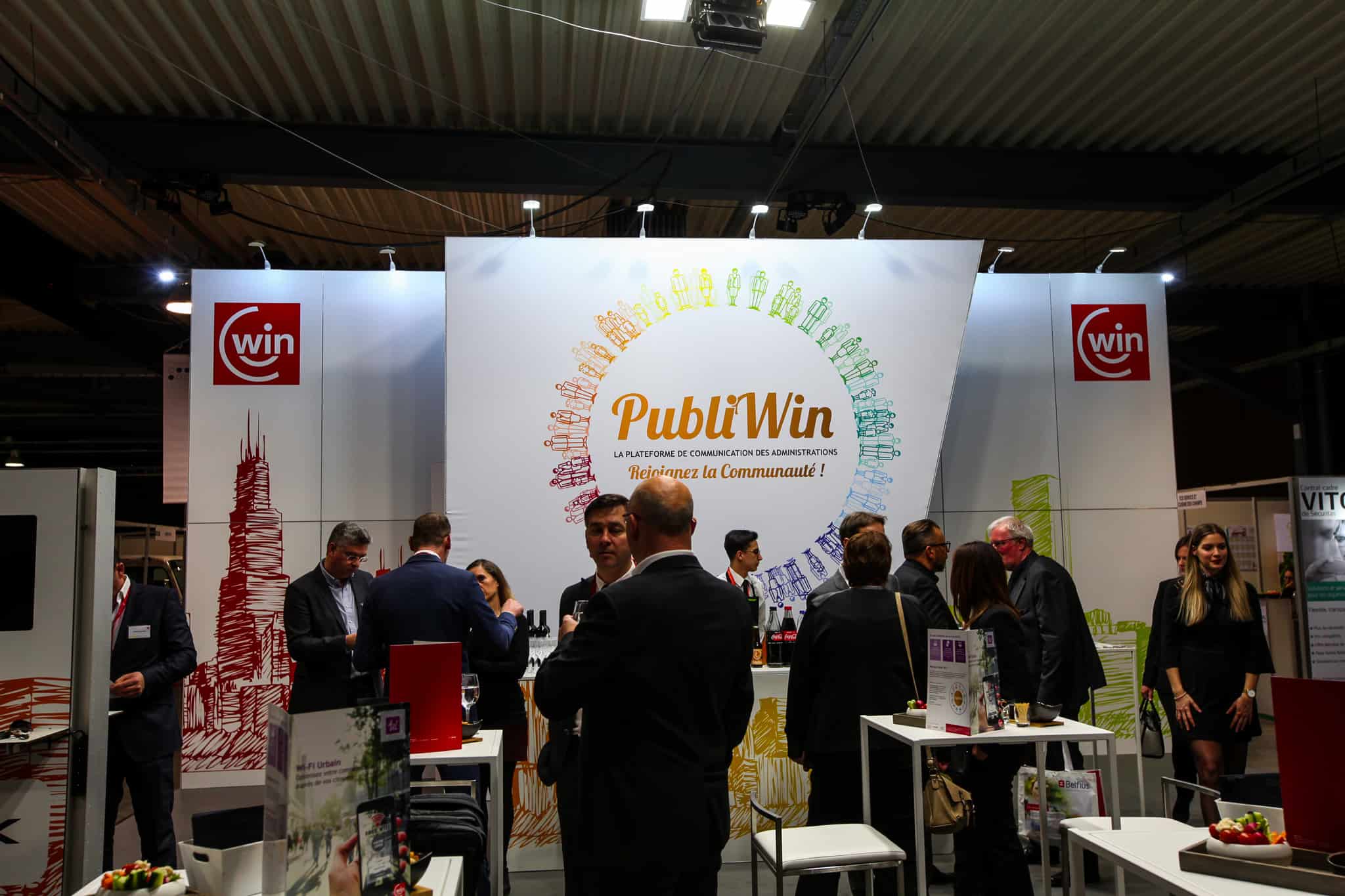 Réalisation du stand Win par So Event