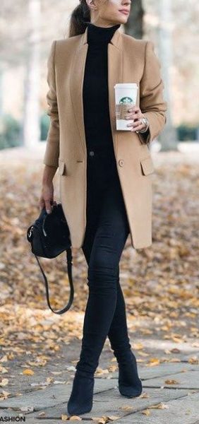 minimal style camel coat minimal style camel coat