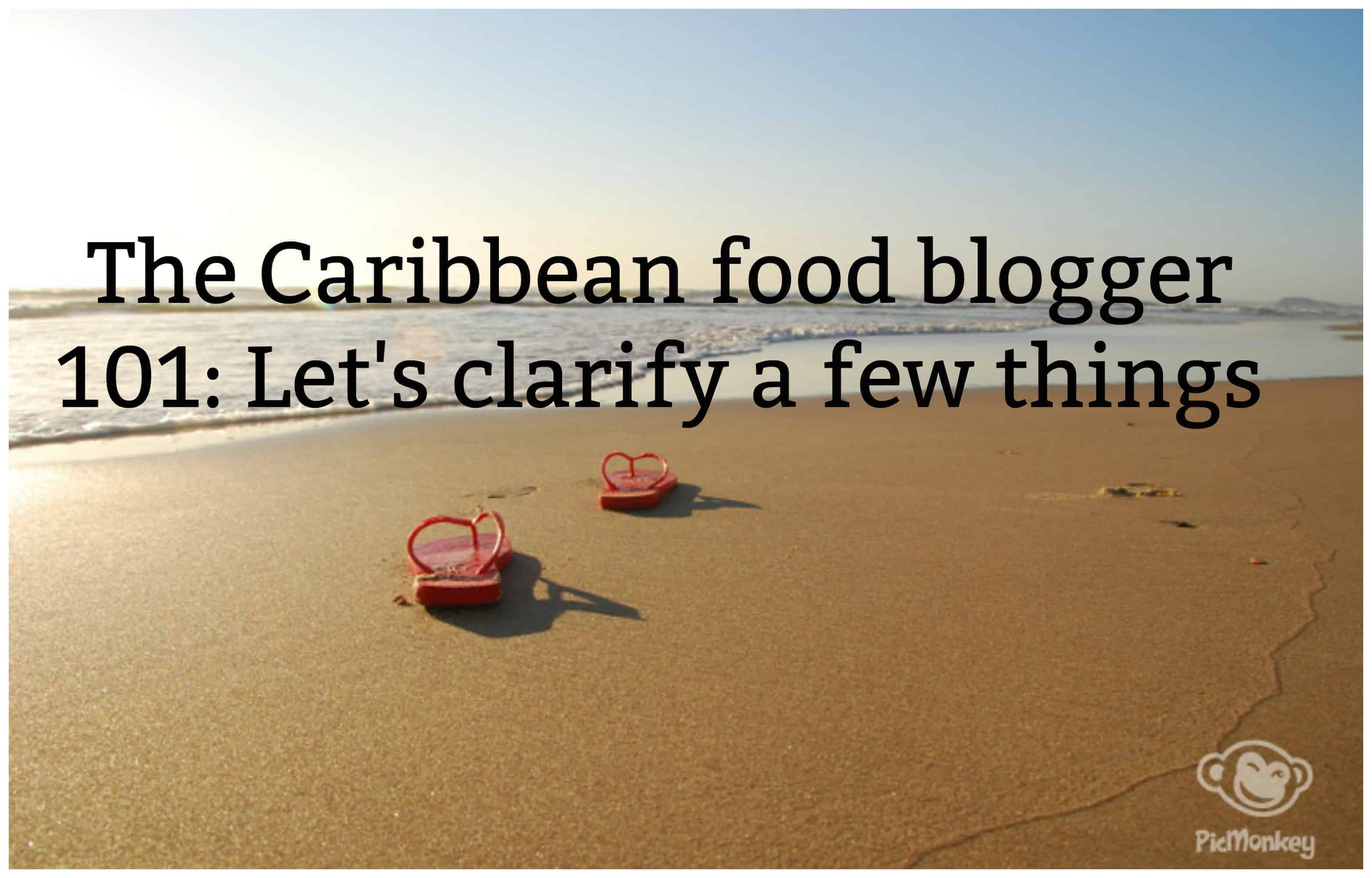 Caribbean food blogger 101