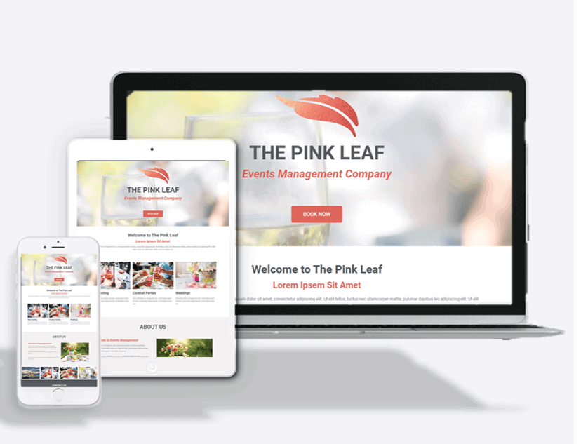 Events Company Website Theme