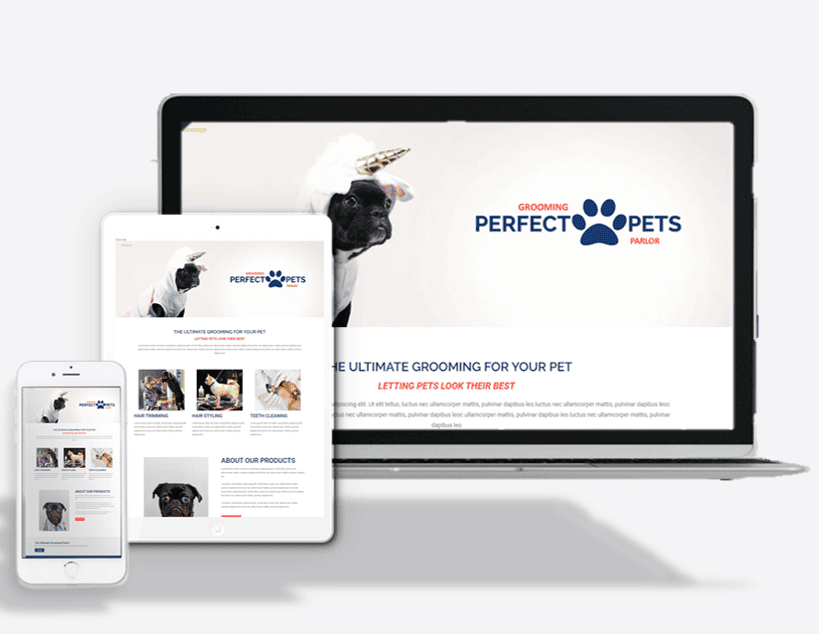Pet Parlor Website Theme