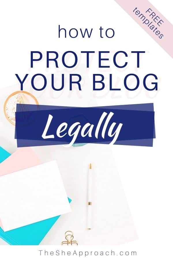 The Four Legal Pages You Need to Have on Your Blog When You Launch