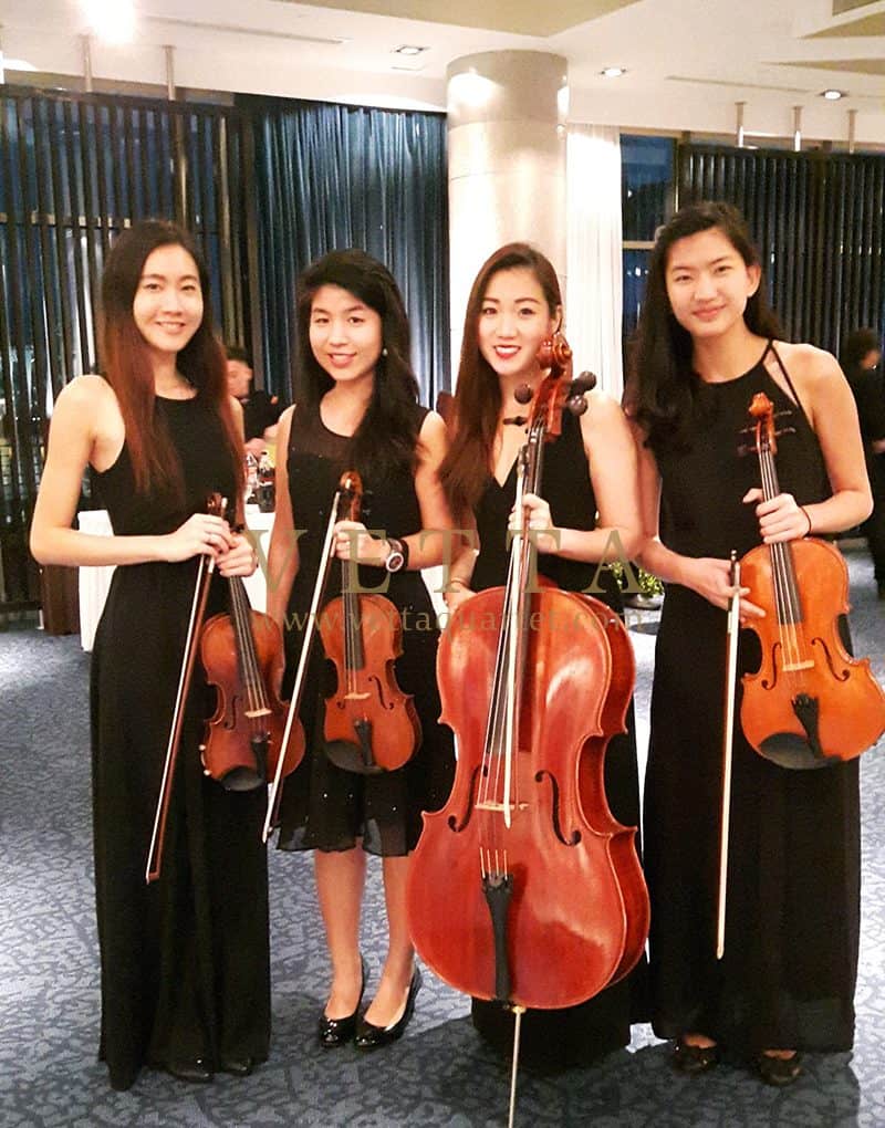 ESTA Quartet at MSF Farewell Dinner at Singapore Flyer Ballroom