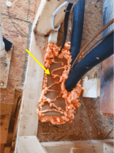 New Construction Inspection Issues - Missing fire barrier