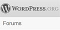 WordPress.org Support Forums